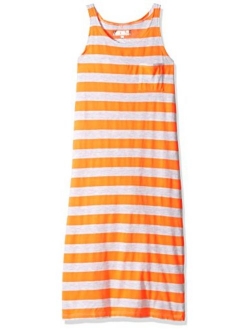 Pinkhouse Girls' Racer Back Striped Maxi Dress