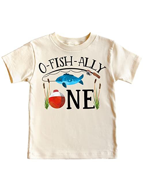 O-Fish-Ally- ONE Boys 1st Birthday Shirt Fishing First Birthday Boy Outfit