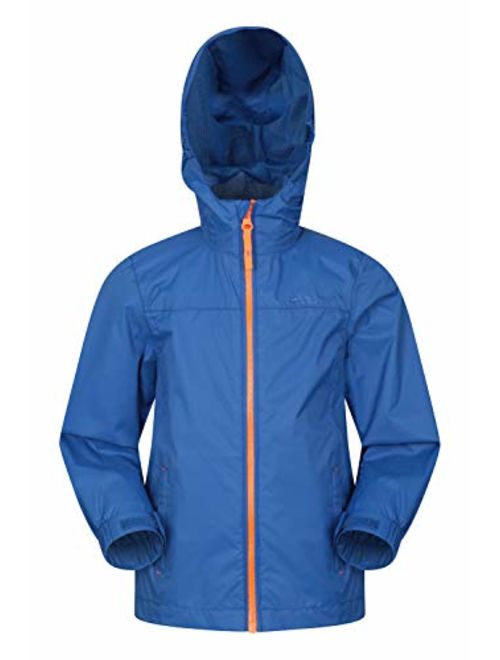 Mountain Warehouse Torrent Kids Waterproof Rain Jacket - Boys & Girls