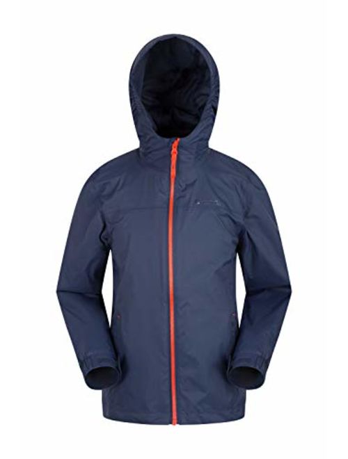 Mountain Warehouse Torrent Kids Waterproof Rain Jacket - Boys & Girls