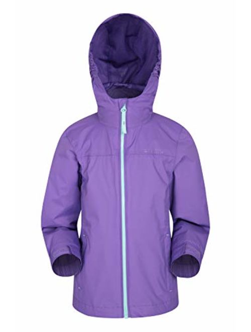 Mountain Warehouse Torrent Kids Waterproof Rain Jacket - Boys & Girls