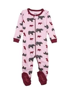 Kids Pajamas Baby Boys Girls Footed Pajamas Sleeper 100% Cotton (Size 6-12 Months-5 Toddler)