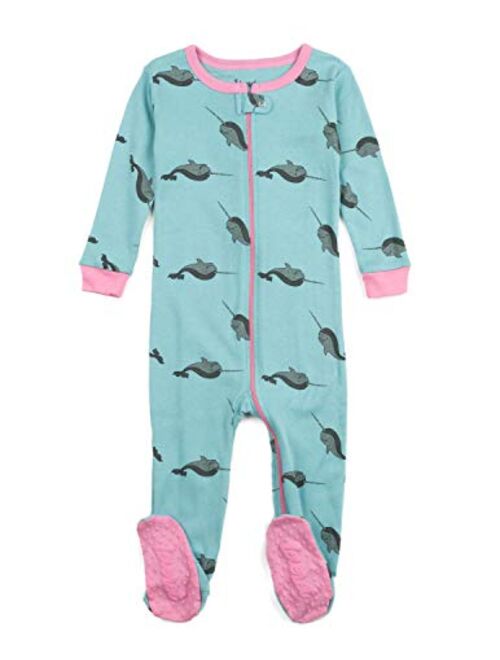 Leveret Kids Pajamas Baby Boys Girls Footed Pajamas Sleeper 100% Cotton (Size 6-12 Months-5 Toddler)