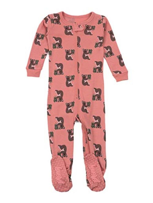 Leveret Kids Pajamas Baby Boys Girls Footed Pajamas Sleeper 100% Cotton (Size 6-12 Months-5 Toddler)