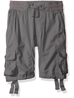 Twill Cargo Jogger Shorts in Solid and Camo Colors