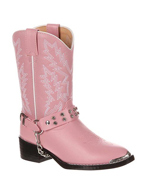 Durango Lil' Pink N Chrome BT568 Western Boot (Toddler/Little Kid/Big Kid)