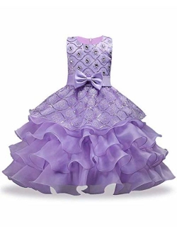 FKKFYY 2-14 Years Girl Party Wedding Pageant Special Occasion Dress