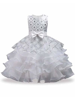 FKKFYY 2-14 Years Girl Party Wedding Pageant Special Occasion Dress