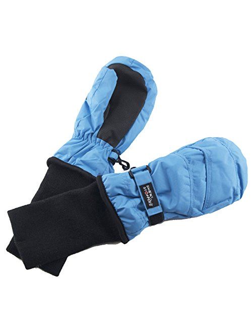 SnowStoppers Kids Waterproof Stay On Winter Nylon Mitten