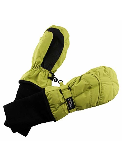 SnowStoppers Kids Waterproof Stay On Winter Nylon Mitten