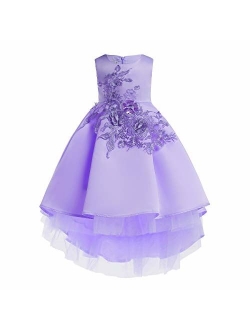 Gentonkids Girls Ball Gowns Sleeveless Cocktail Wedding Pageant Dresses 2-9 Years