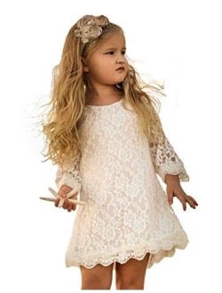 Topmaker Lace Flower Girl Dress