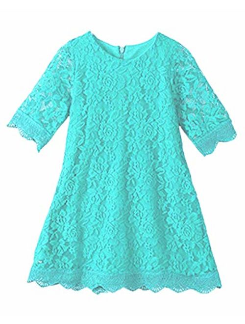 Topmaker Lace Flower Girl Dress