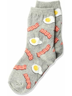 Boys' Big Food Novelty Casual Crew Socks