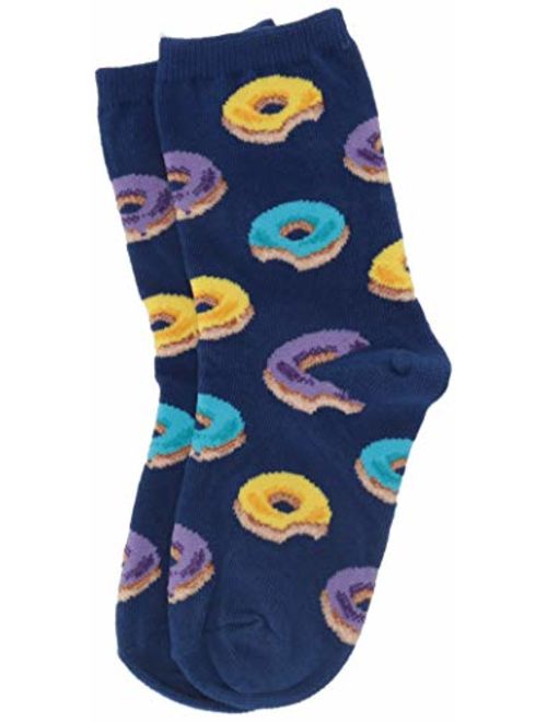 Hot Sox Boys' Big Food Novelty Casual Crew Socks