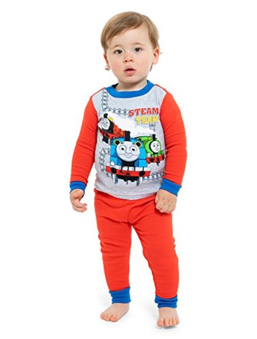 Thomas The Train Boys' 4-Piece Cotton Pajama Set