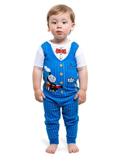 Thomas The Train Boys' 4-Piece Cotton Pajama Set