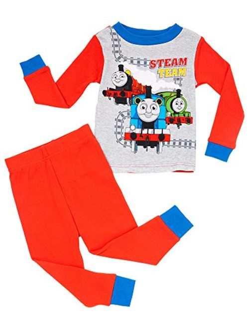 Thomas The Train Boys' 4-Piece Cotton Pajama Set