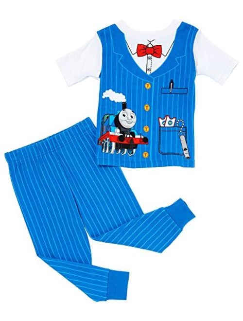 Thomas The Train Boys' 4-Piece Cotton Pajama Set