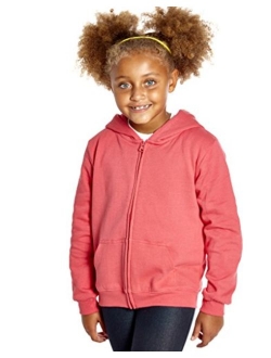 Kids & Toddler Hoodie Boys Girls 100% Cotton Zip-Up Hoodie Jacket (2-14 Years) Variety of Colors