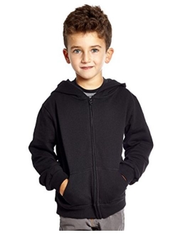 Kids & Toddler Hoodie Boys Girls 100% Cotton Zip-Up Hoodie Jacket (2-14 Years) Variety of Colors