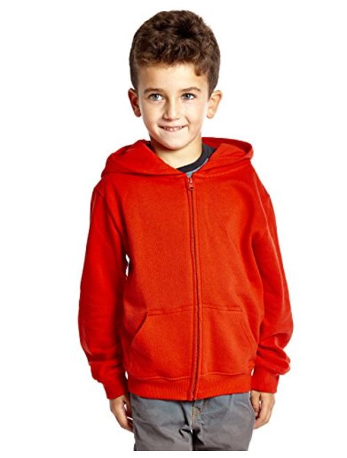 Leveret Kids & Toddler Hoodie Boys Girls 100% Cotton Zip-Up Hoodie Jacket (2-14 Years) Variety of Colors