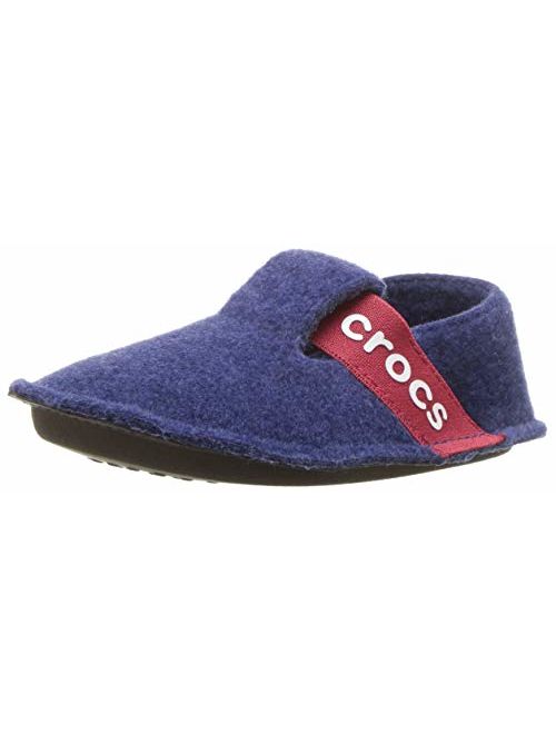 Crocs Kids' Classic Slipper | Comfortable Slip On Toddler Shoe with Soft Liner