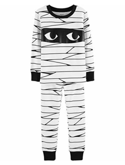 Baby and Toddler Boys Glow In The Dark Assorted Halloween 2 Piece Pajama Sets