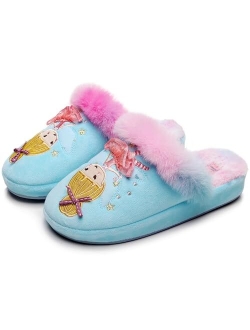 Anddyam Kids Family Cute Cat Household Anti-Slip Indoor Home Slippers for Girls and Boys