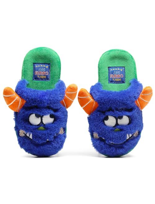 Anddyam Kids Family Cute Cat Household Anti-Slip Indoor Home Slippers for Girls and Boys