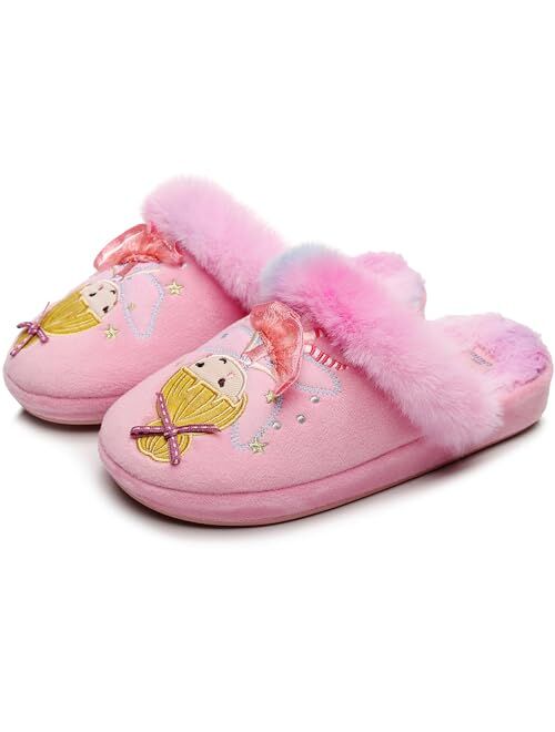 Anddyam Kids Family Cute Cat Household Anti-Slip Indoor Home Slippers for Girls and Boys