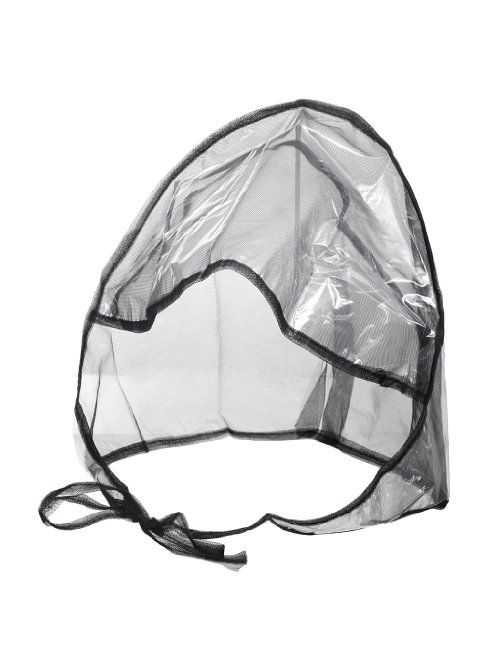 La Mart Women's Rain Bonnet with Full Cut Visor & Netting