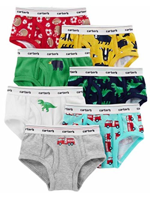 Carter's Boys 7-Pk. Cotton Printed Briefs