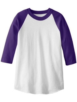 MJ Kid's 3/4 Sleeve Baseball Jersey