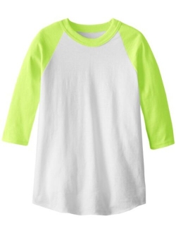 MJ Kid's 3/4 Sleeve Baseball Jersey