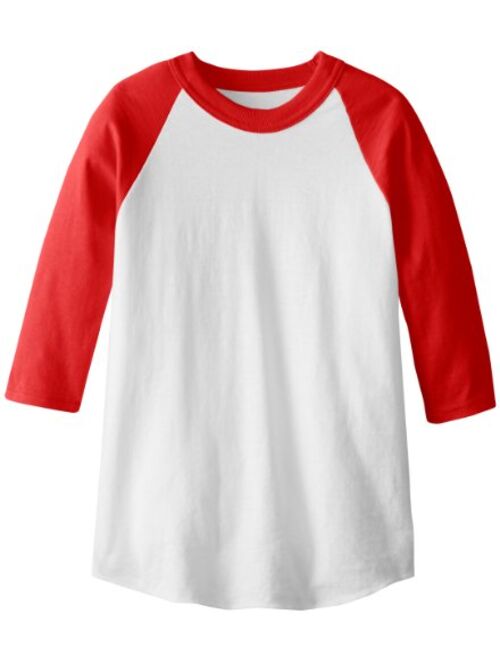 Soffe MJ Kid's 3/4 Sleeve Baseball Jersey