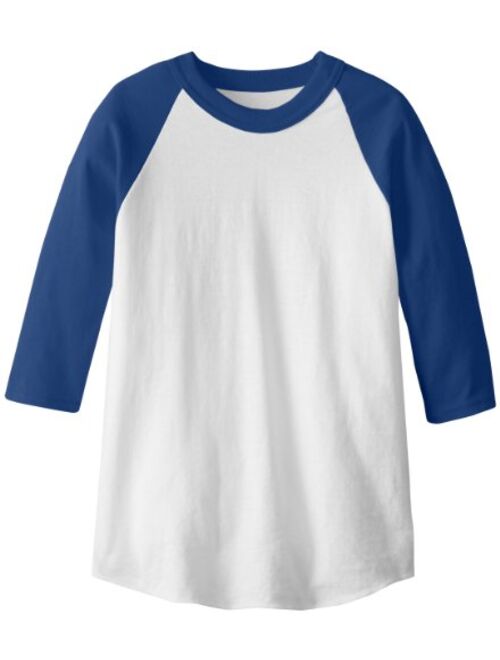 Soffe MJ Kid's 3/4 Sleeve Baseball Jersey