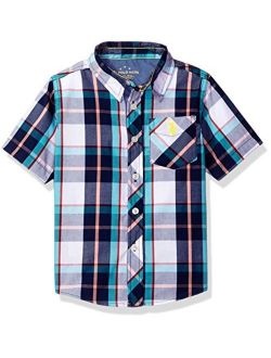 Boys' Plaid Woven Shirt