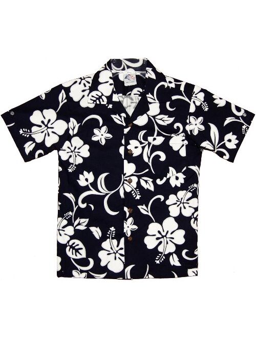 RJC Boy's Classic Hibiscus Hawaiian Shirt