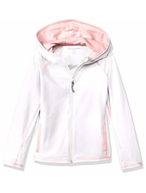 Amazon Essentials Girls' Full-Zip Active Jacket