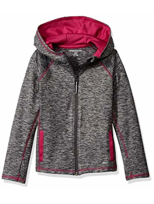 Amazon Essentials Girls' Full-Zip Active Jacket