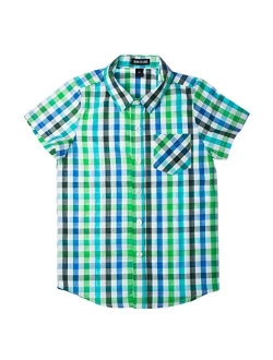 Born to Love Blue and Green Easter Special Occasion Shirt for Chlidren