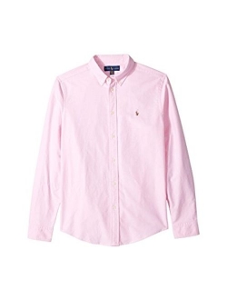 Kids Boy's Cotton Oxford Sport Shirt (Big Kids)