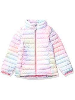 Girl's Lightweight Water-Resistant Packable Puffer Jacket