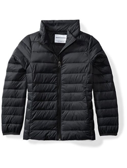 Girl's Lightweight Water-Resistant Packable Puffer Jacket