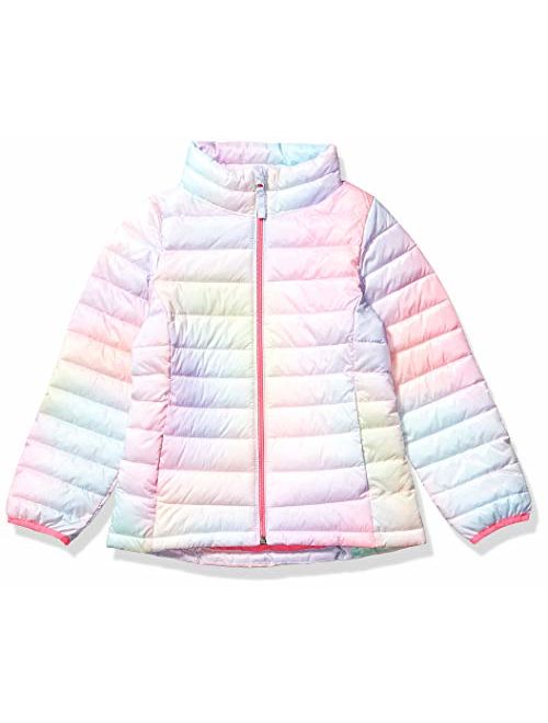 Amazon Essentials Girl's Lightweight Water-Resistant Packable Puffer Jacket