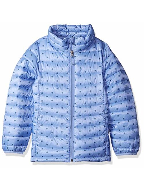 Amazon Essentials Girl's Lightweight Water-Resistant Packable Puffer Jacket