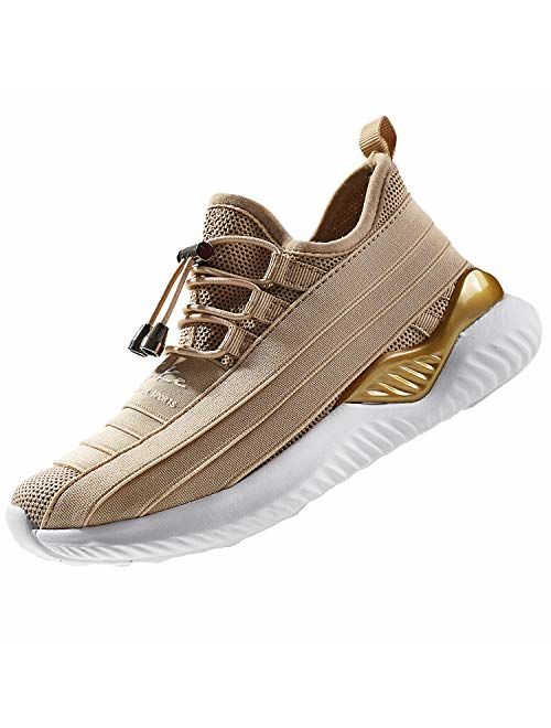 Elaphurus Kid's Sneaker Lightweight Mesh Walking Gym Tennis Athletic Running Shoes for Boys Girls