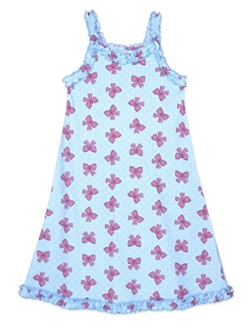 Sara's Prints Girls' Ruffle Tank Nightgown