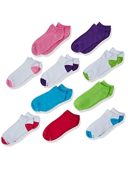 Girls' 10-Pack Low-Cut Socks